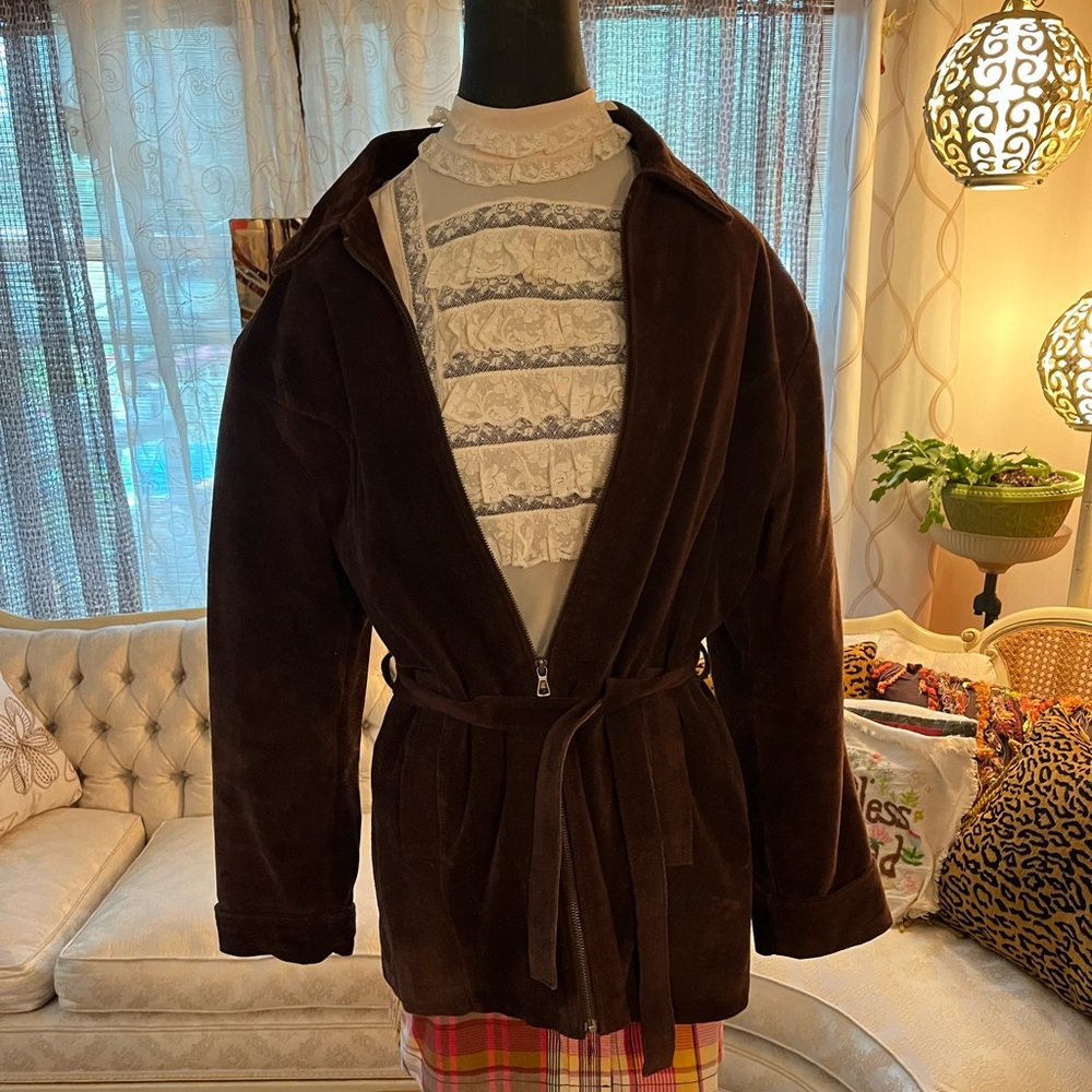 Vintage Suede Italian jacket
